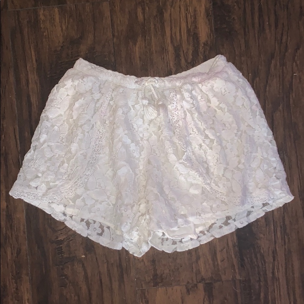 abercrombie lace shorts